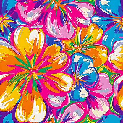 Groovy Hippie Pattern 9 Quilting Cotton Fabric