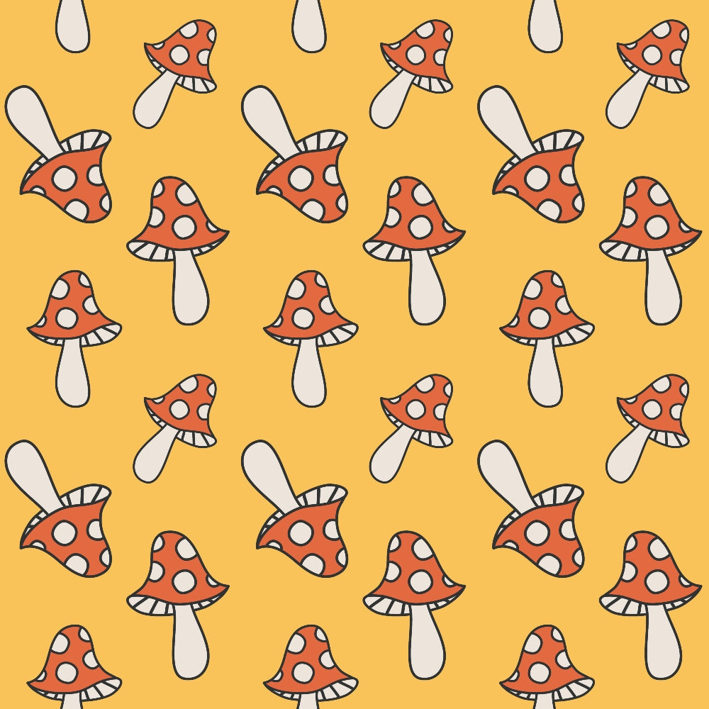 Groovy Peace and Love Pattern 4 Quilting Cotton Fabric