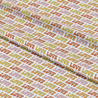 Groovy Peace and Love Pattern 11 Quilting Cotton Fabric