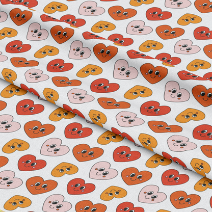 Groovy Peace and Love Pattern 12 Quilting Cotton Fabric