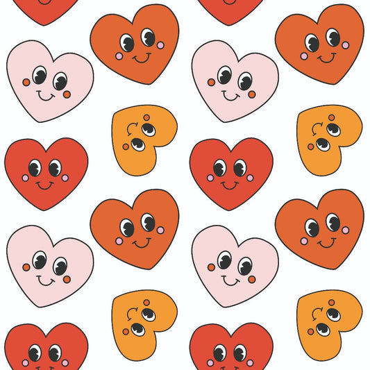 Groovy Peace and Love Pattern 12 Quilting Cotton Fabric