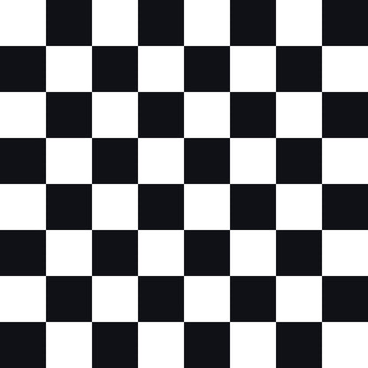 Retro Daisy Checkers Pattern 14 Minky Fabric