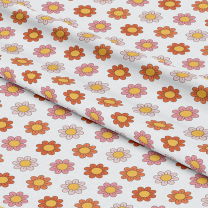 Groovy Peace and Love Pattern 1 Quilting Cotton Fabric