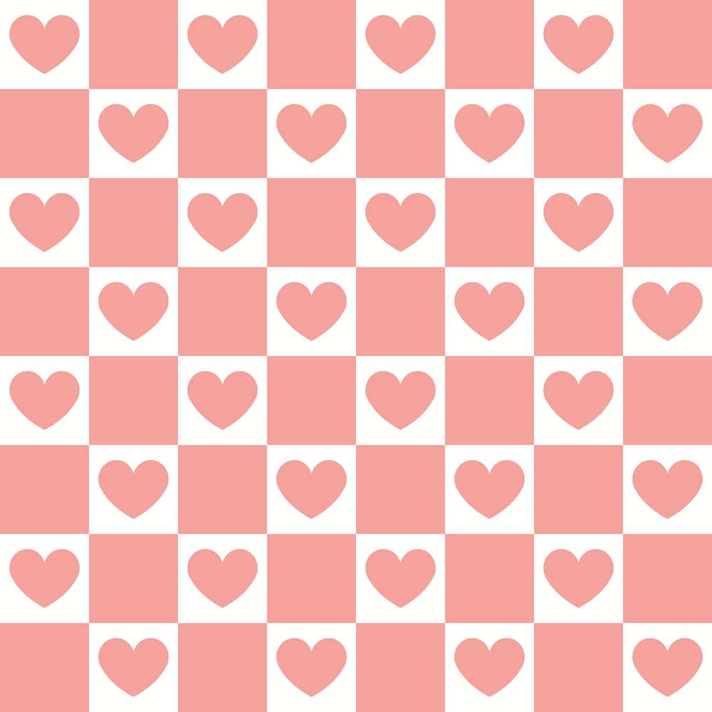 Retro Daisy Checkers Pattern 3 Minky Fabric