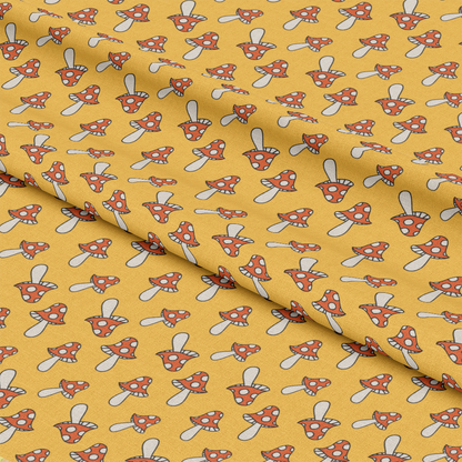 Groovy Peace and Love Pattern 4 Quilting Cotton Fabric