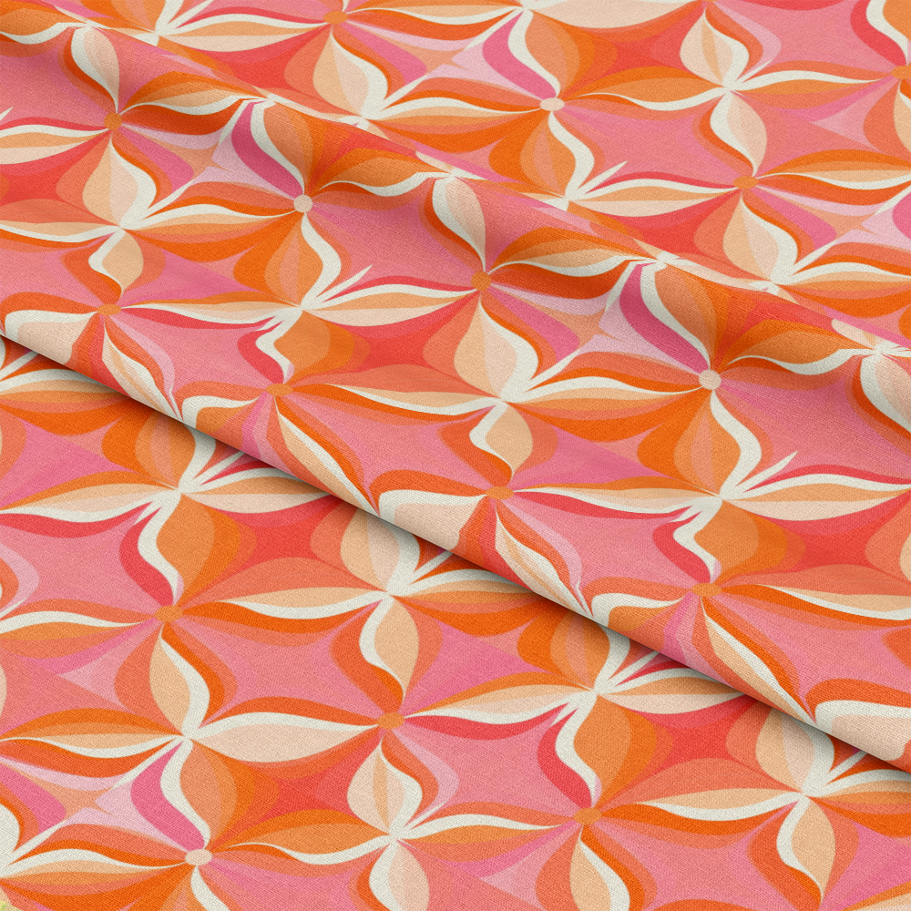 Groovy Pinks Pattern 10 Quilting Cotton Fabric