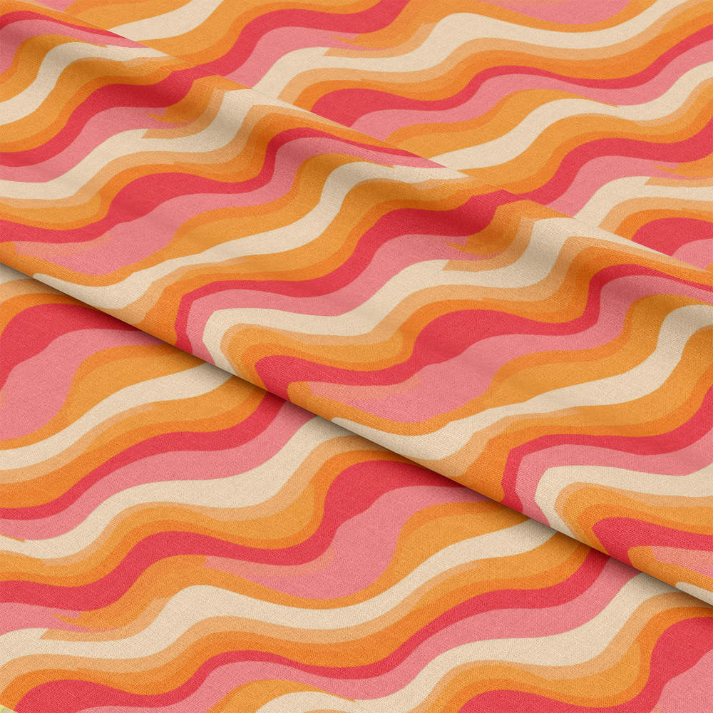 Groovy Pinks Pattern 1 Quilting Cotton Fabric