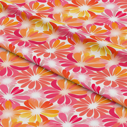 Groovy Pinks Pattern 2 Quilting Cotton Fabric