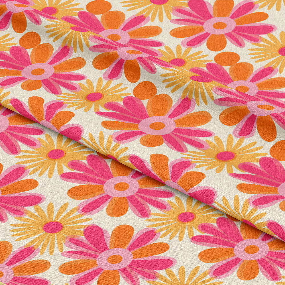 Groovy Pinks Pattern 5 Quilting Cotton Fabric