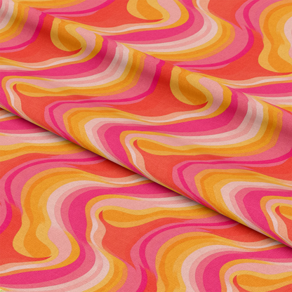 Groovy Pinks Pattern 6 Quilting Cotton Fabric