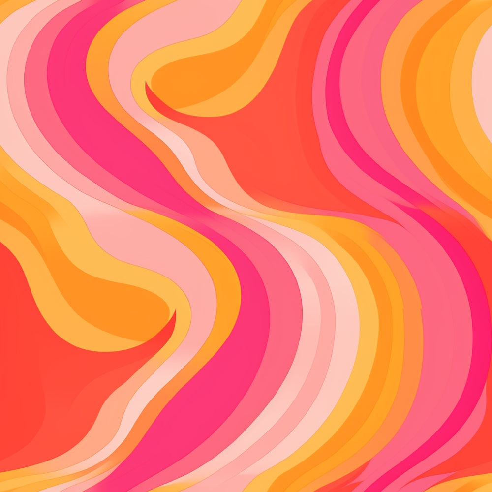 Sherbet Sunset Pattern 6 Minky Fabric
