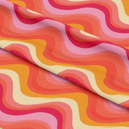 Groovy Pinks Pattern 7 Quilting Cotton Fabric