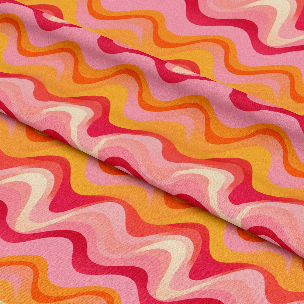 Groovy Pinks Pattern 9 Quilting Cotton Fabric
