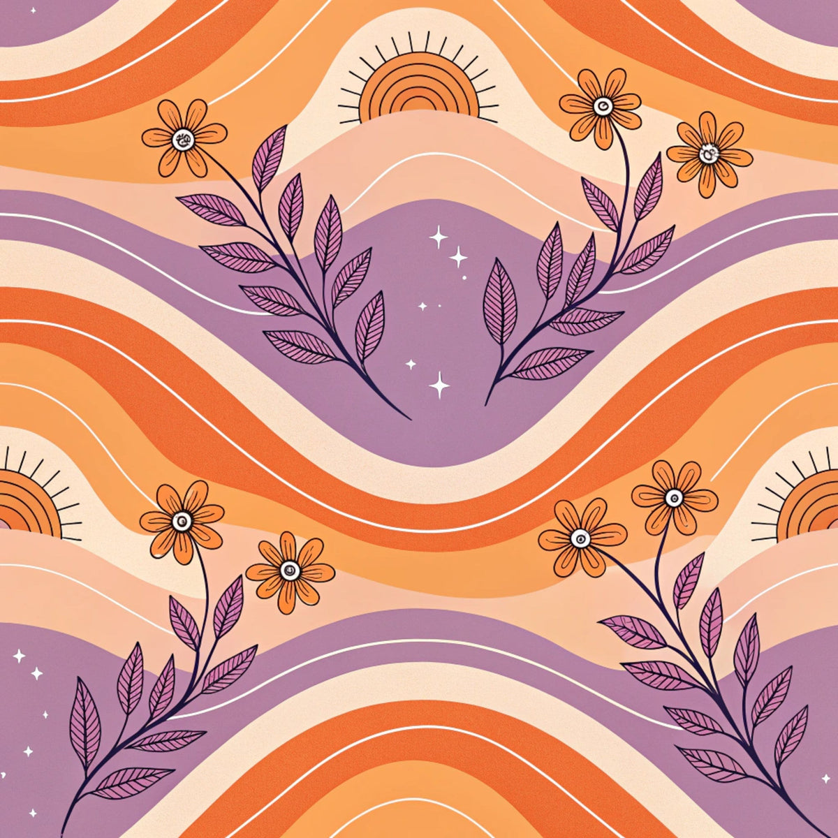 Lavender Lattice Pattern 13 Minky Fabric