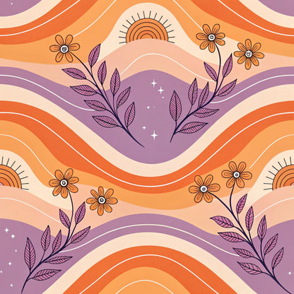 Lavender Lattice Pattern 13 Minky Fabric