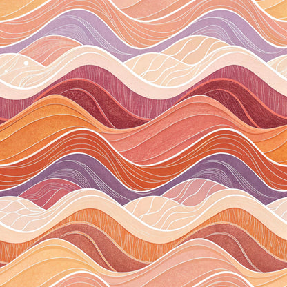 Groovy Time Pattern 15 Quilting Cotton Fabric