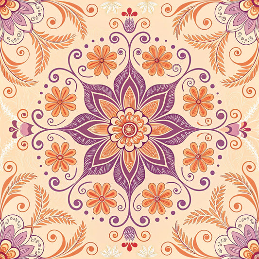 Groovy Time Pattern 18 Quilting Cotton Fabric