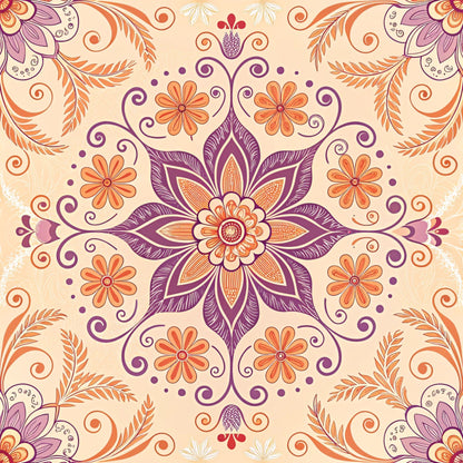 Lavender Lattice Pattern 18 Minky Fabric