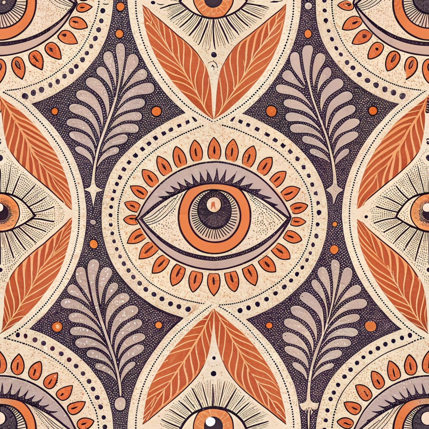 Groovy Time Pattern 2 Quilting Cotton Fabric