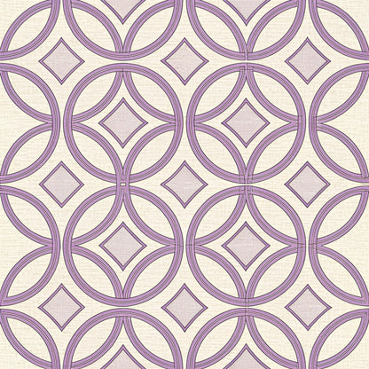 Lavender Lattice Pattern 20 Minky Fabric