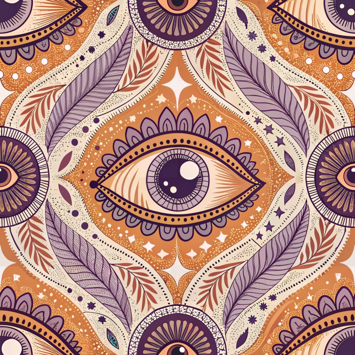 Groovy Time Pattern 26 Quilting Cotton Fabric