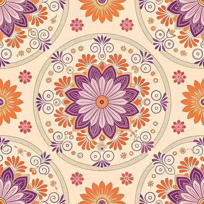 Groovy Time Pattern 30 Quilting Cotton Fabric
