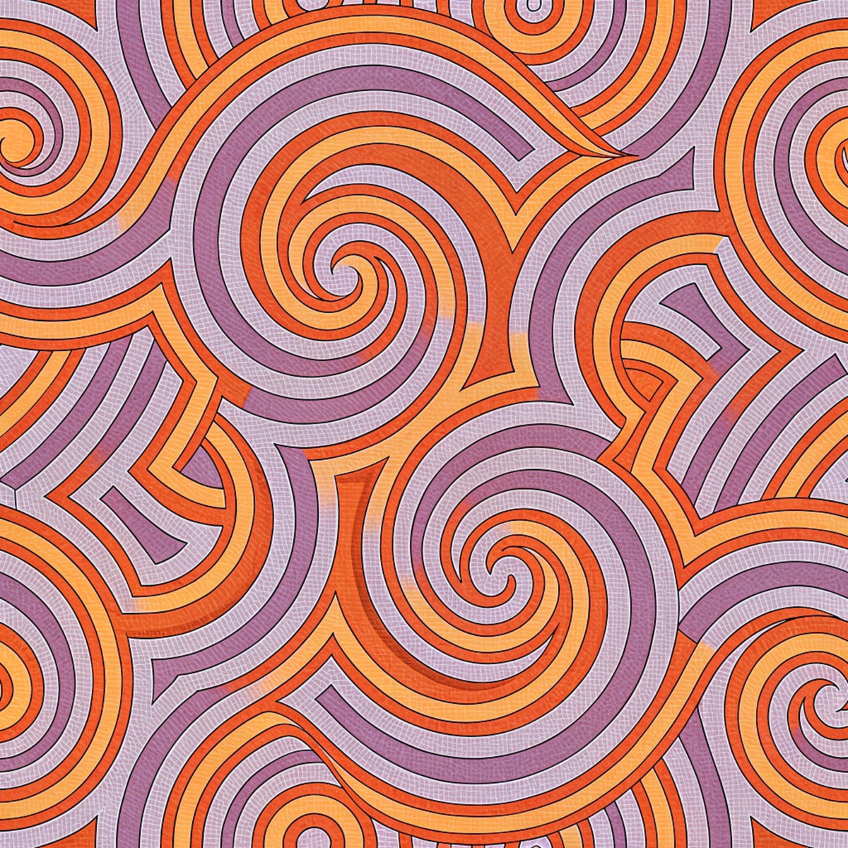Lavender Lattice Pattern 4 Minky Fabric