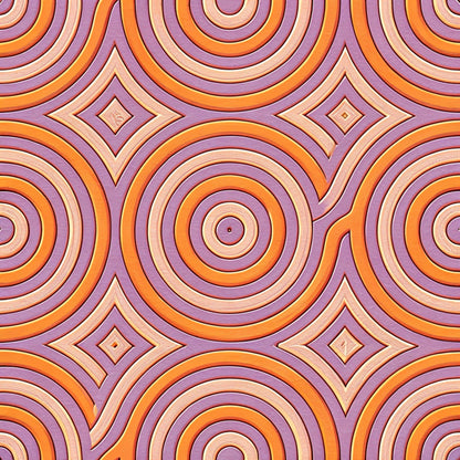Lavender Lattice Pattern 5 Minky Fabric