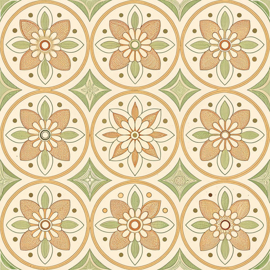 Groovy Time Pattern 6 Quilting Cotton Fabric