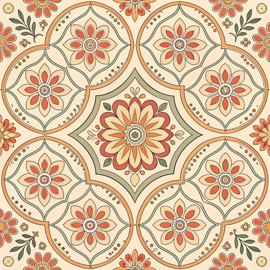 Groovy Time Pattern 7 Quilting Cotton Fabric