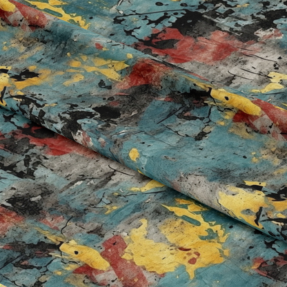 Grunge Dry Paint Texture Pattern 12 Quilting Cotton Fabric