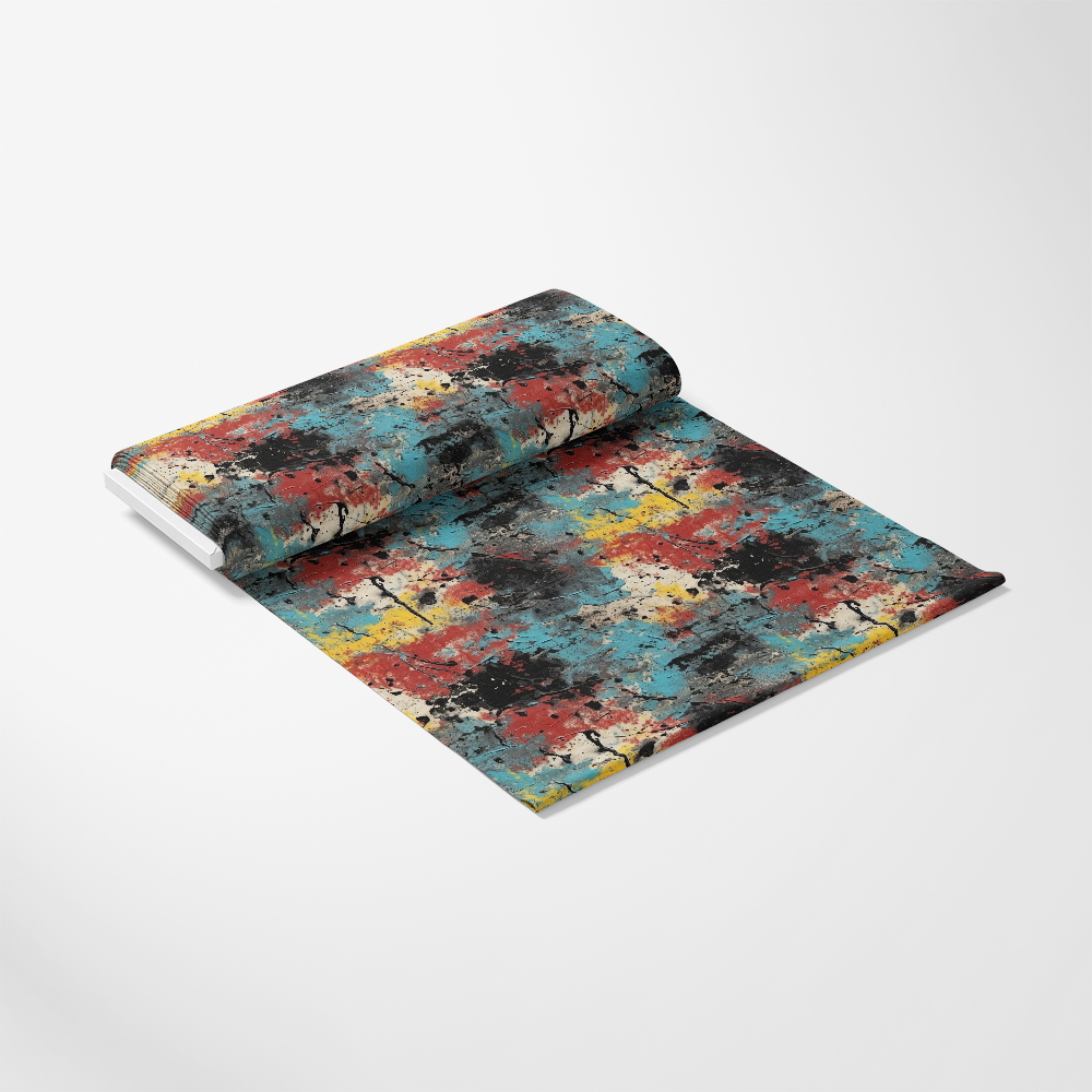Grunge Dry Paint Texture Pattern 1 Quilting Cotton Fabric