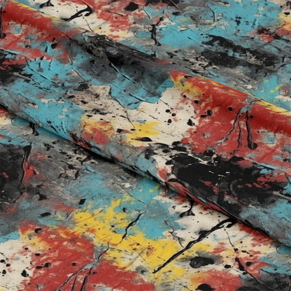 Grunge Dry Paint Texture Pattern 1 Quilting Cotton Fabric