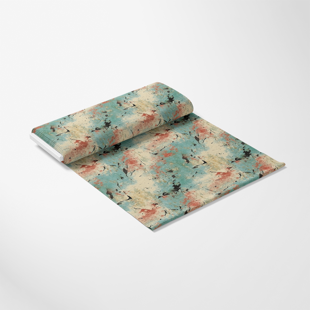 Grunge Dry Paint Texture Pattern 2 Quilting Cotton Fabric