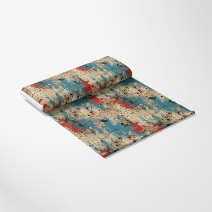 Grunge Dry Paint Texture Pattern 4 Quilting Cotton Fabric