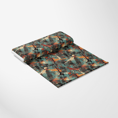 Grunge Dry Paint Texture Pattern 5 Quilting Cotton Fabric