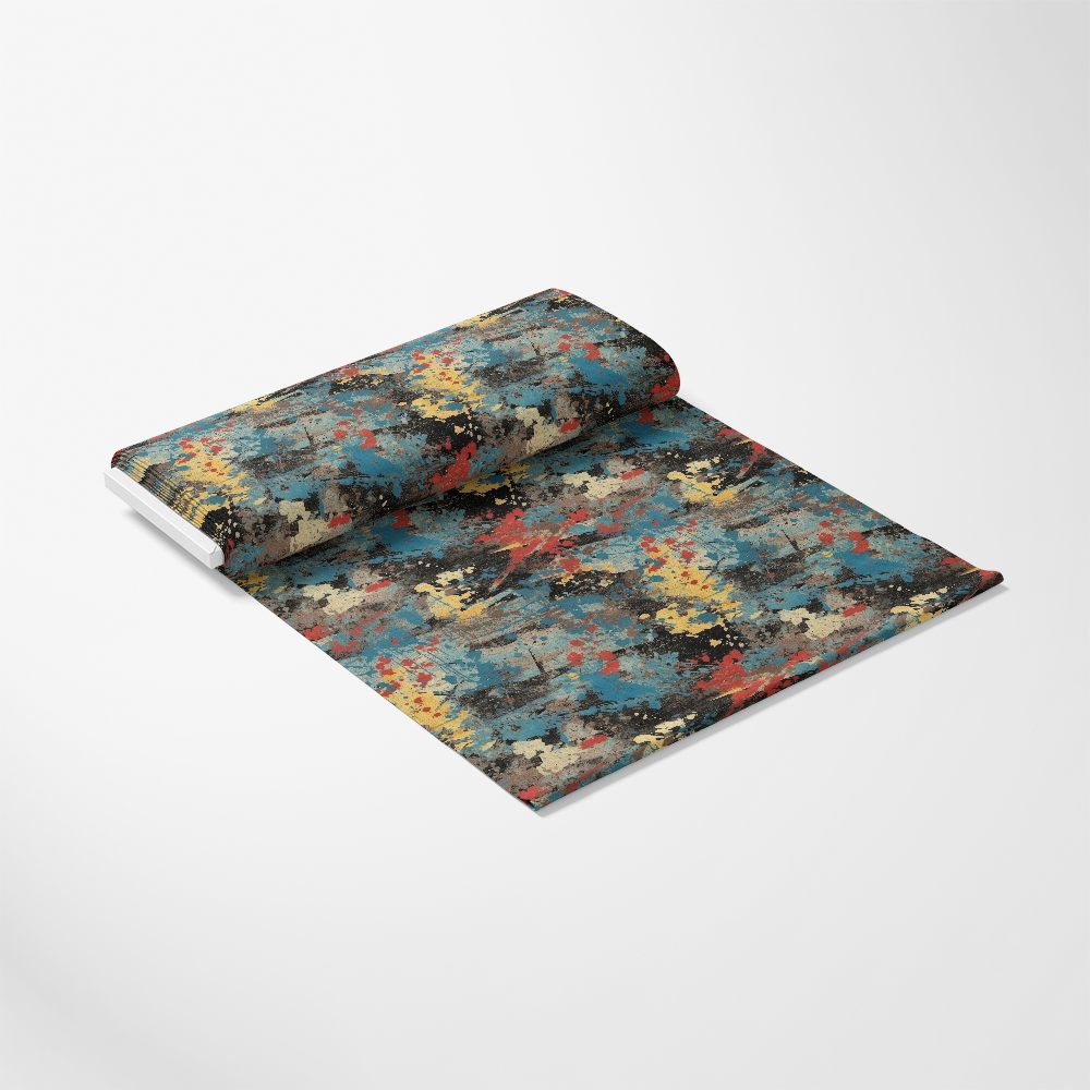 Grunge Dry Paint Texture Pattern 6 Quilting Cotton Fabric