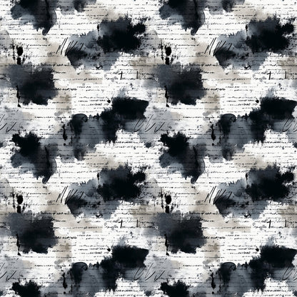 Inkwash Manuscript Pattern 1 Minky Fabric
