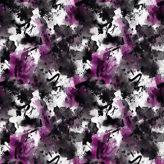 Grunge Echoes Pattern 4 Quilting Cotton Fabric