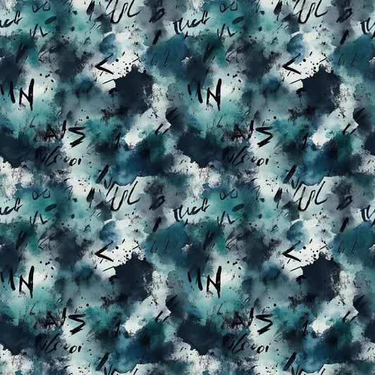 Grunge Echoes Pattern 6 Quilting Cotton Fabric