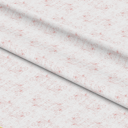 Grunge Peach Puff on White Quilting Cotton Fabric