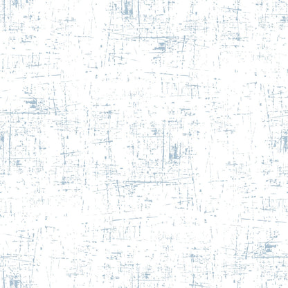 Grunge Spindle on White Quilting Cotton Fabric