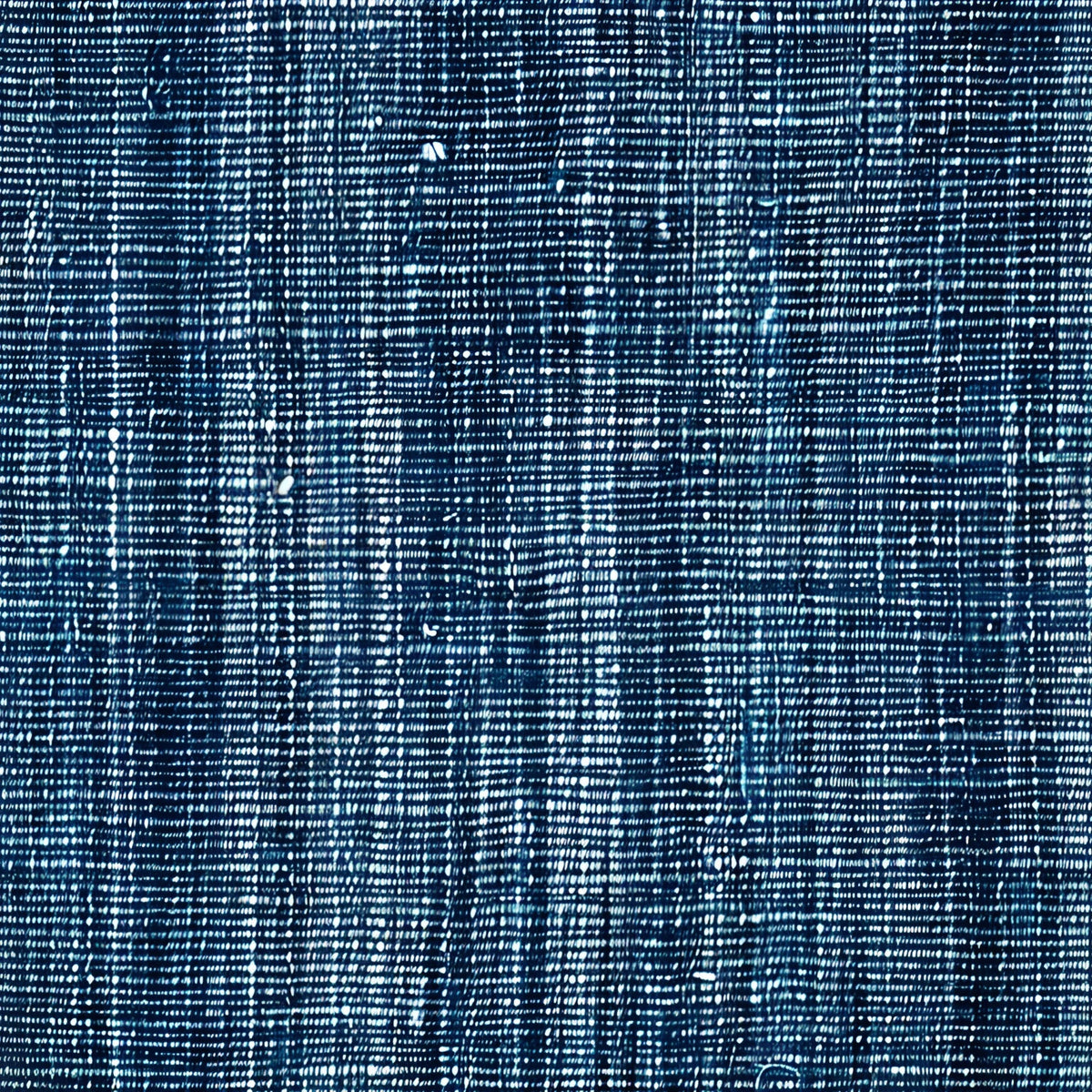 Indigo Weave Pattern 12 Minky Fabric