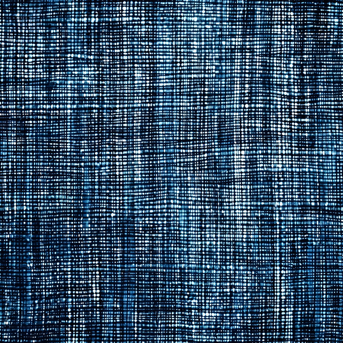 Indigo Weave Pattern 3 Minky Fabric