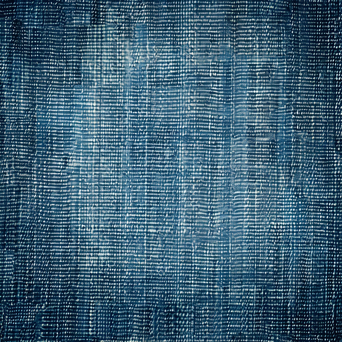 Indigo Weave Pattern 4 Minky Fabric
