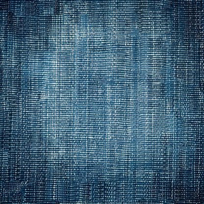 Indigo Weave Pattern 4 Minky Fabric