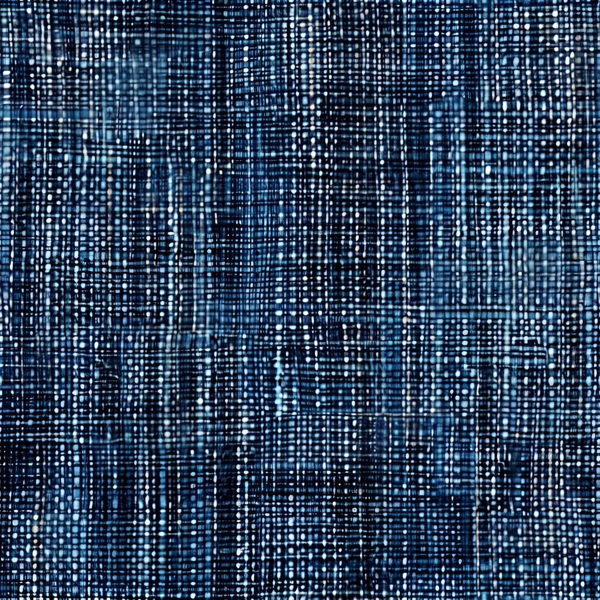 Indigo Weave Pattern 5 Minky Fabric