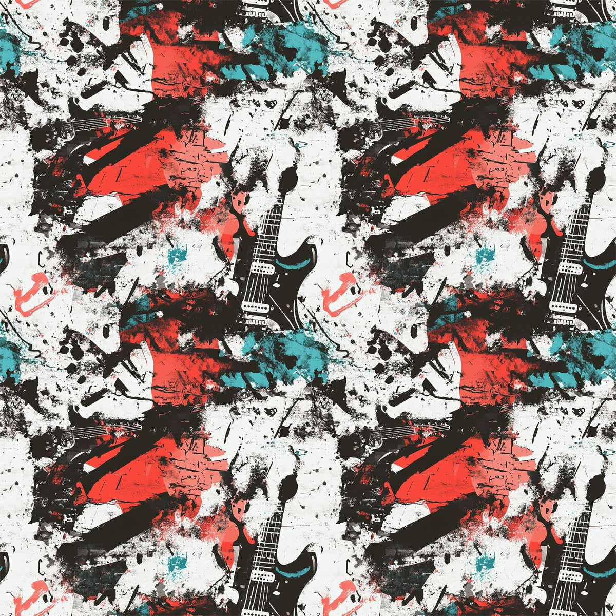 Punk Poster Riot Pattern 6 Minky Fabric