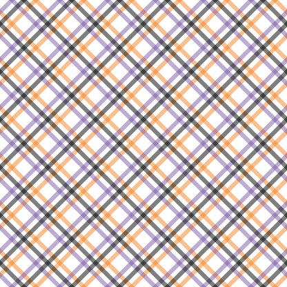 Spooky Plaids Pattern 11 Minky Fabric