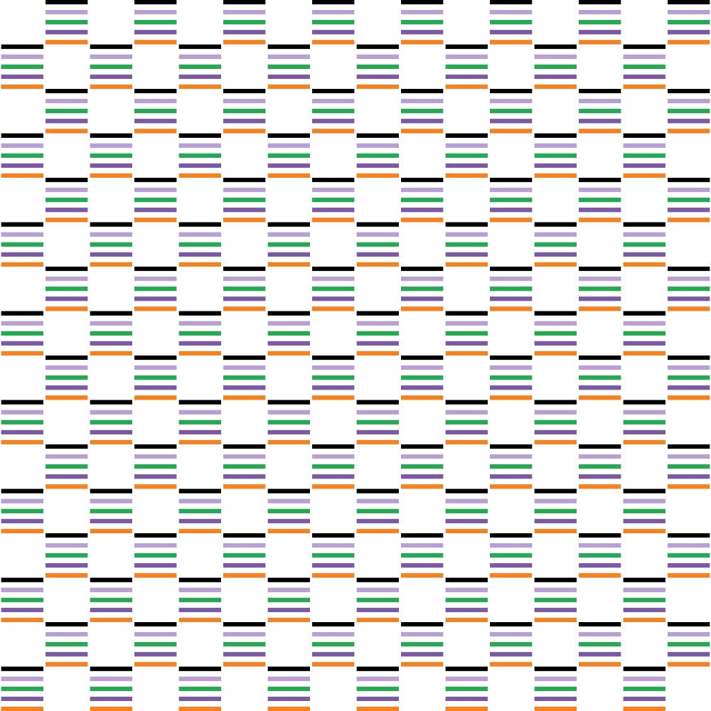 Spooky Plaids Pattern 2 Minky Fabric